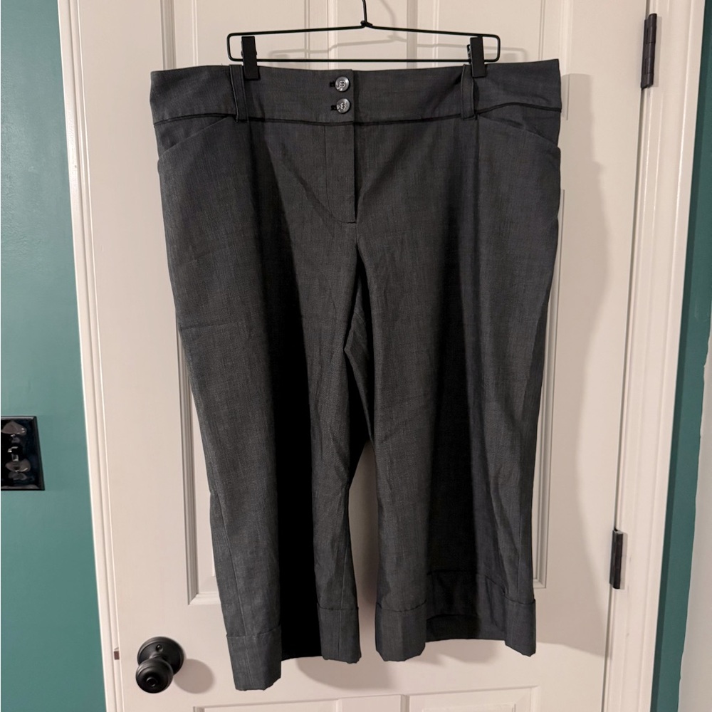 Lane Bryant wide leg capris